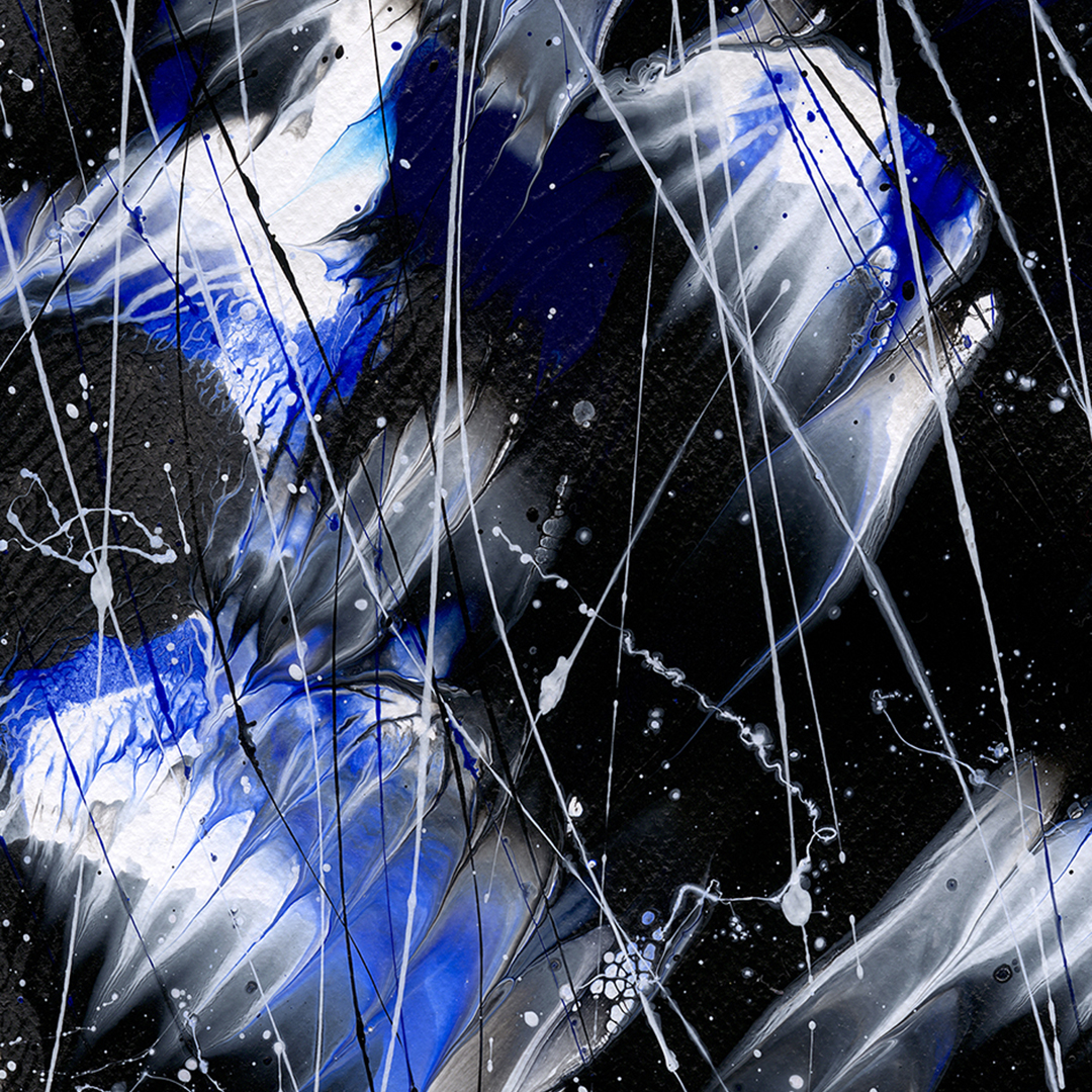 Butterfly 7 Original Abstract By Bridget Bradley Detailed Layer