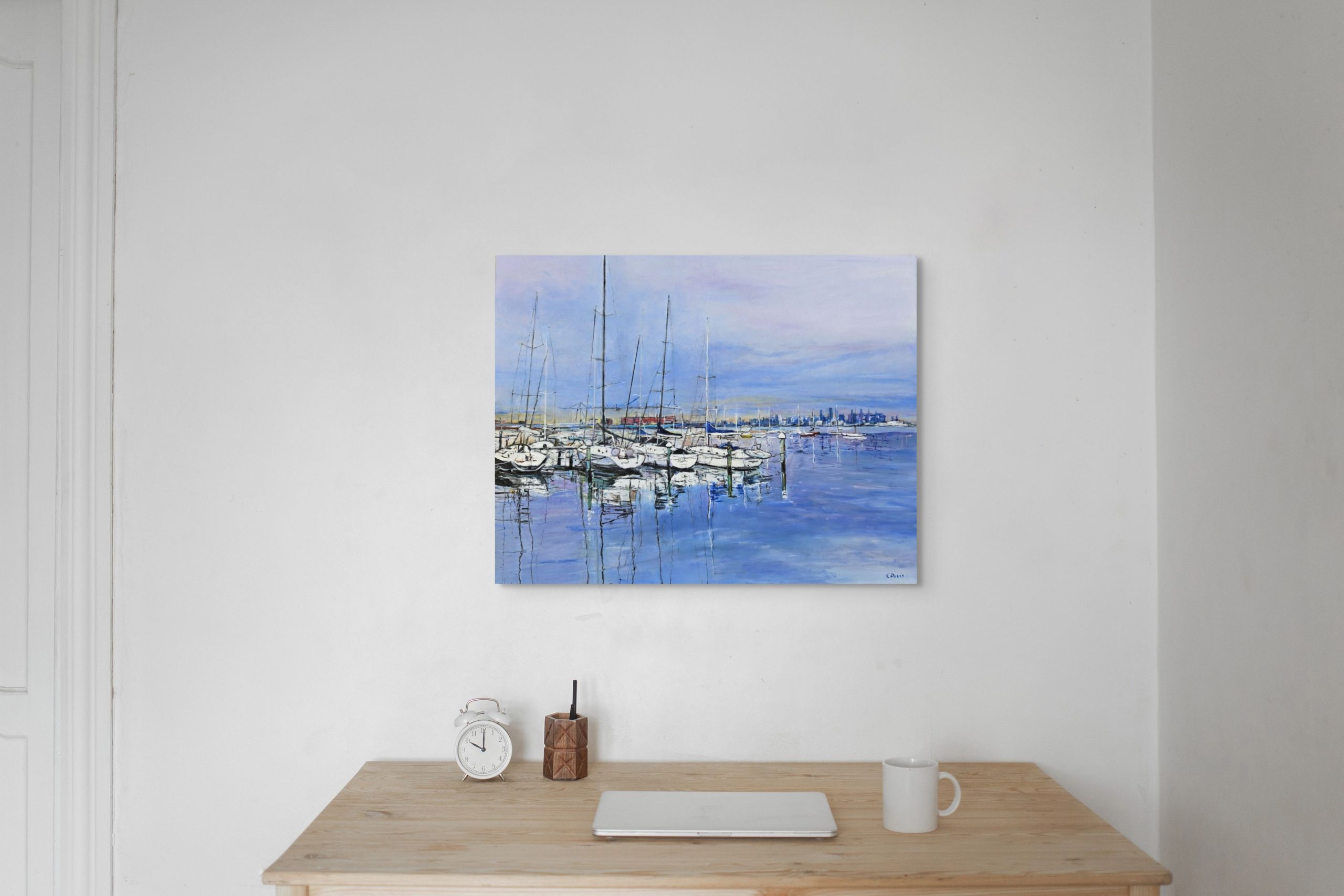 Williamstown Boats Styled Scene
