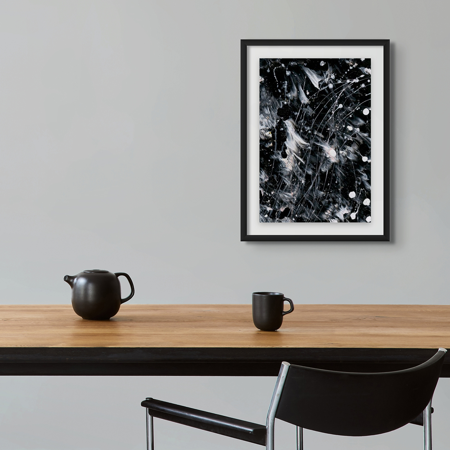 Butterfly 10 Abstract By Bridget Bradley Framed In Black