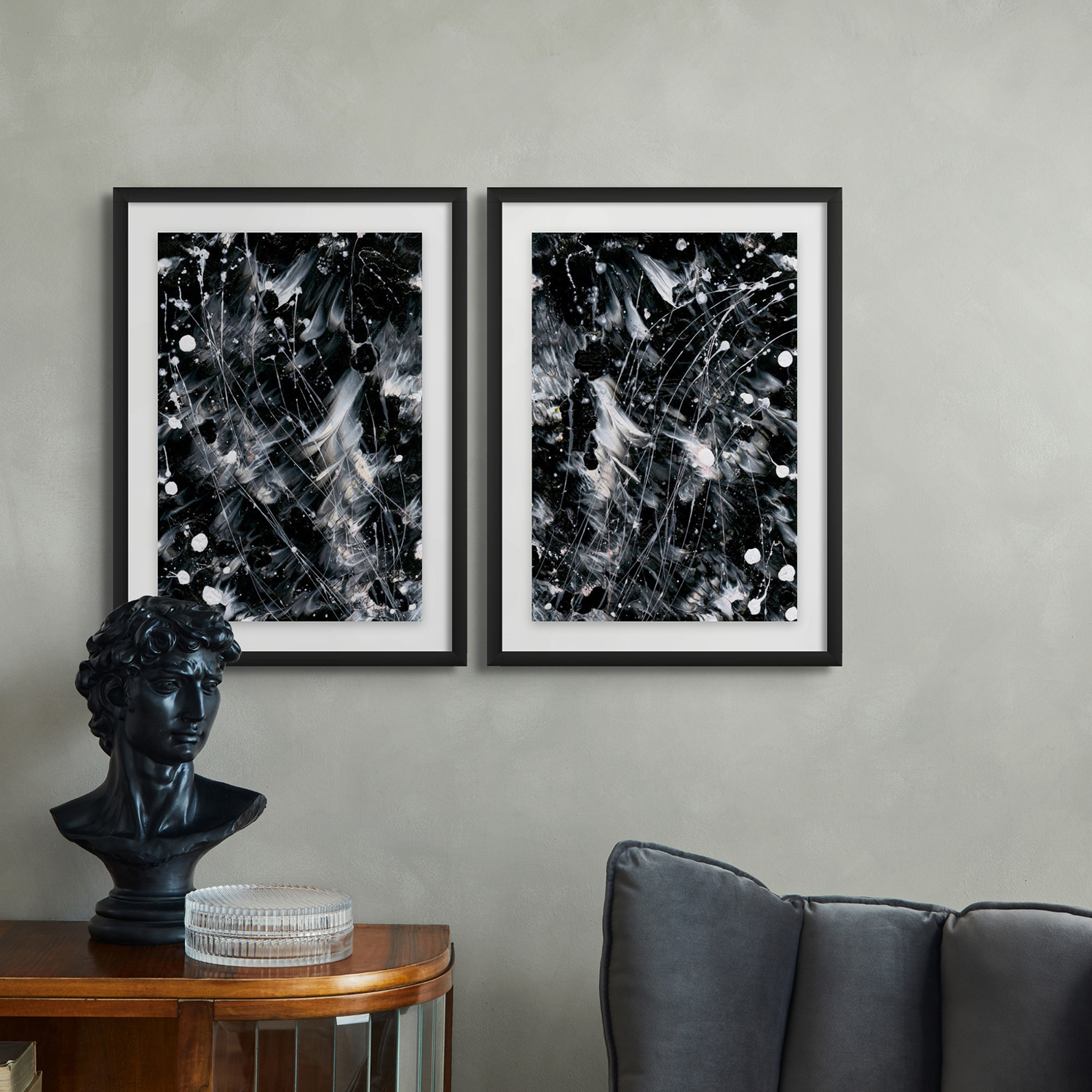 Butterfly 9 And Butterfly 10 Abstract Paintings By Bridget Bradl