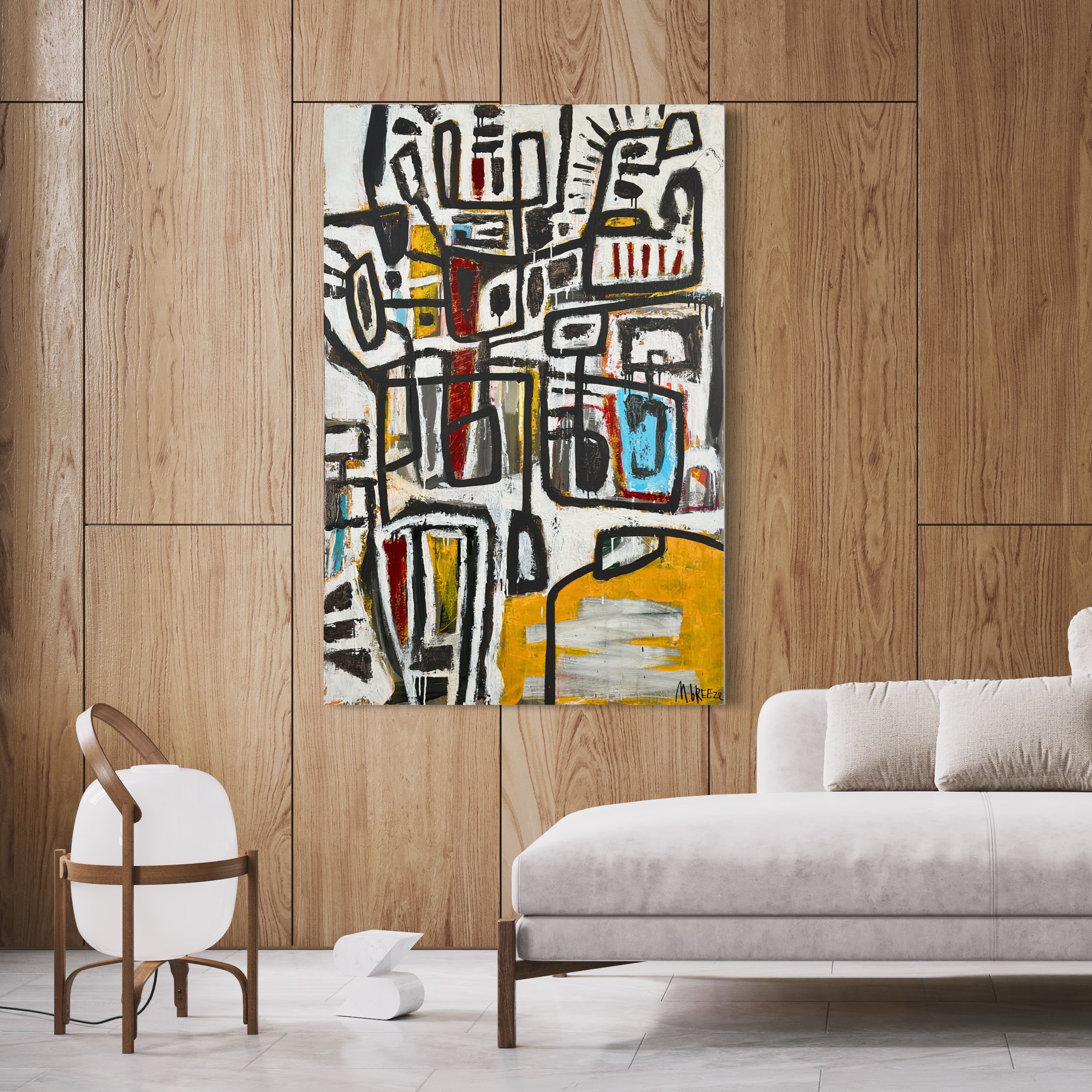 Martin Breeze Mondrians Divorce Insitu 1