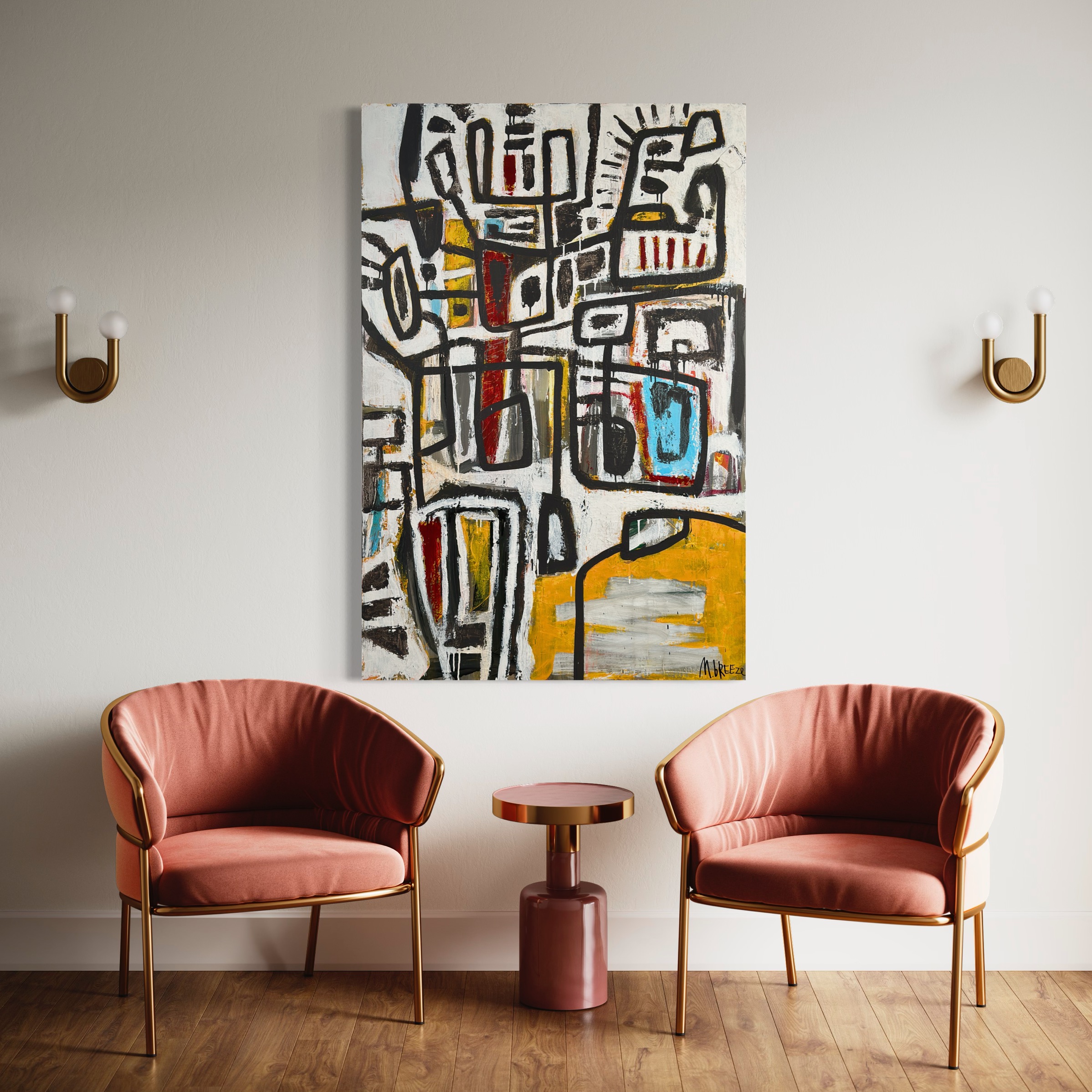 Martin Breeze Mondrians Divorce Insitu 2