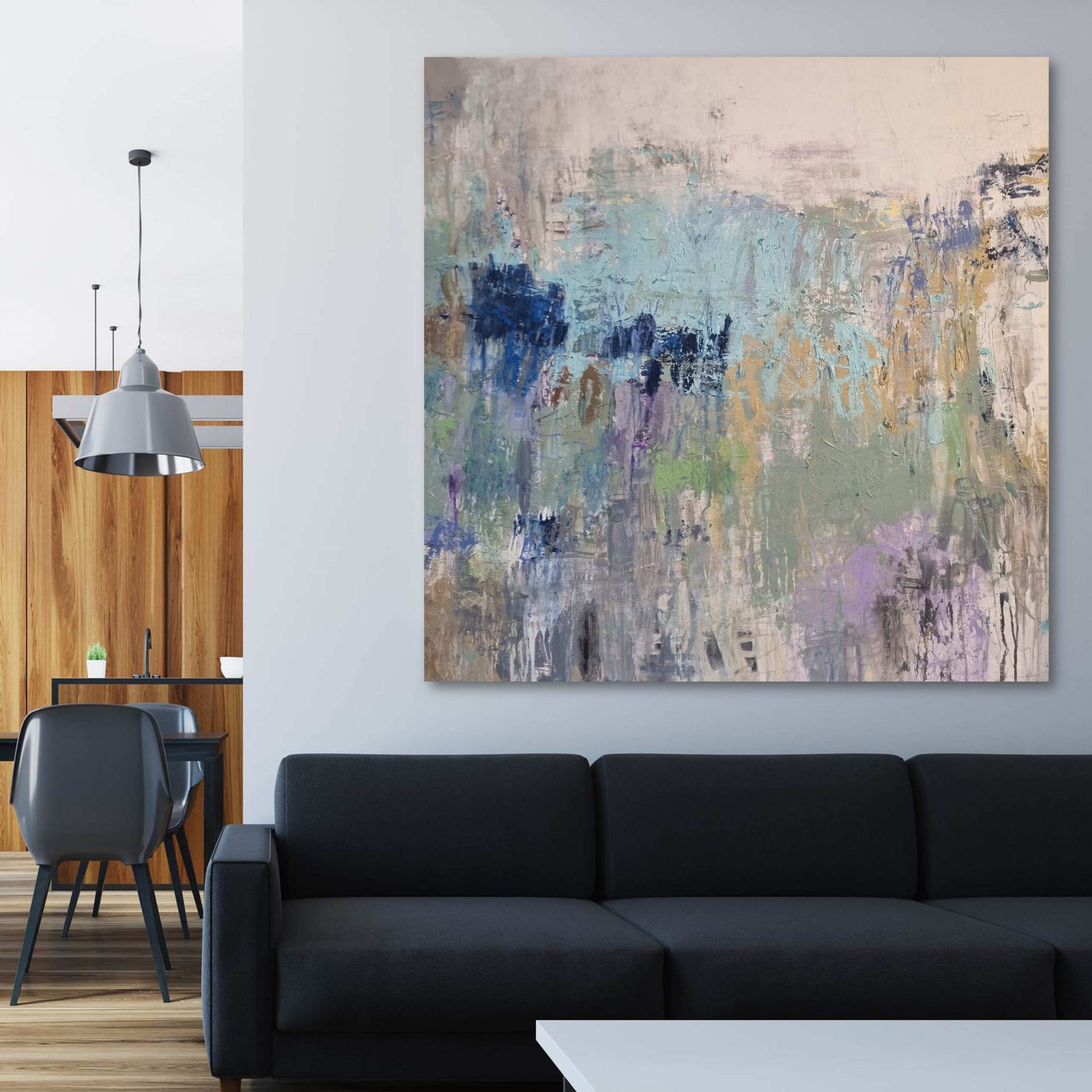 Lavender Bay Sunset Black Lounge Apartment