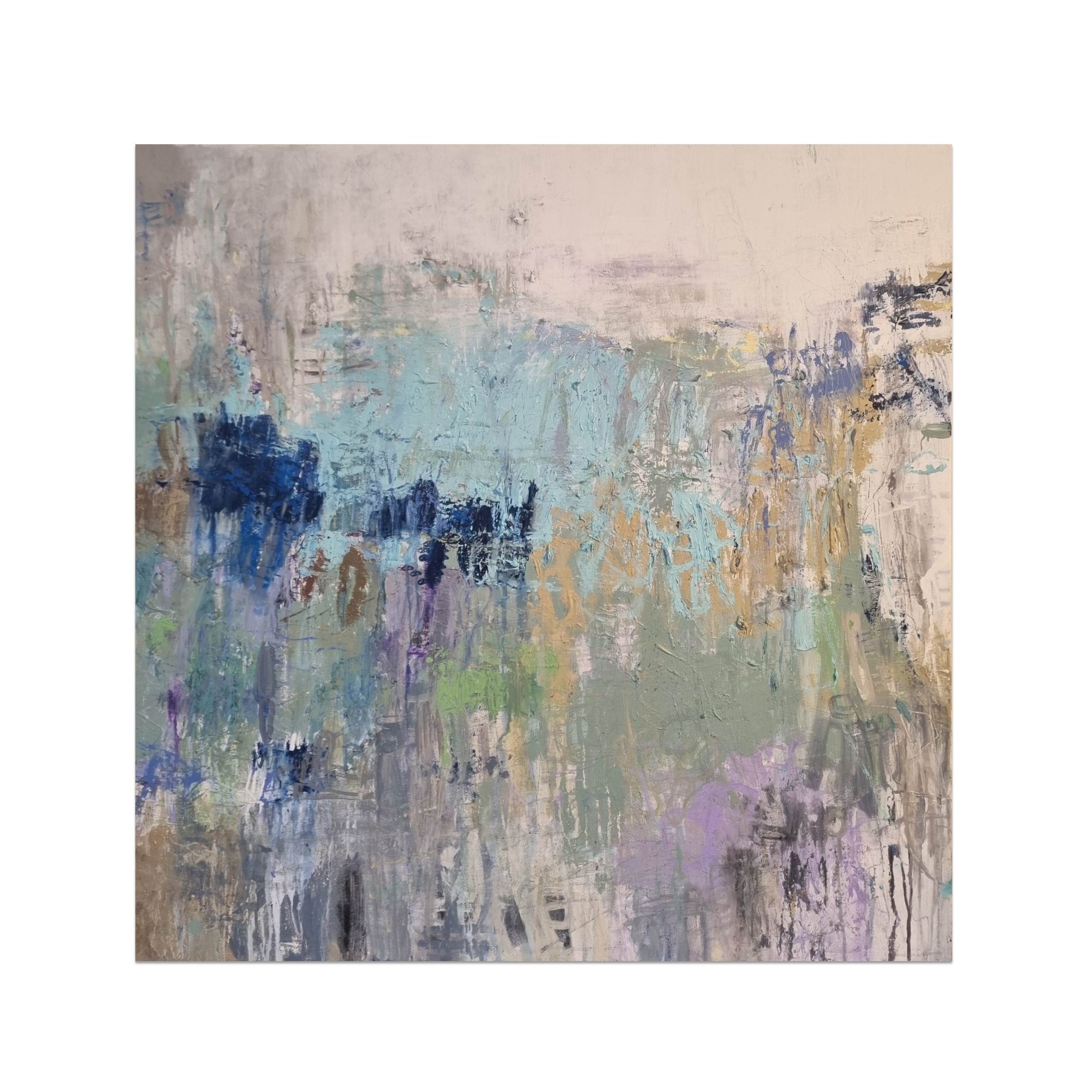 Lavender Bay Sunset With White Bdr