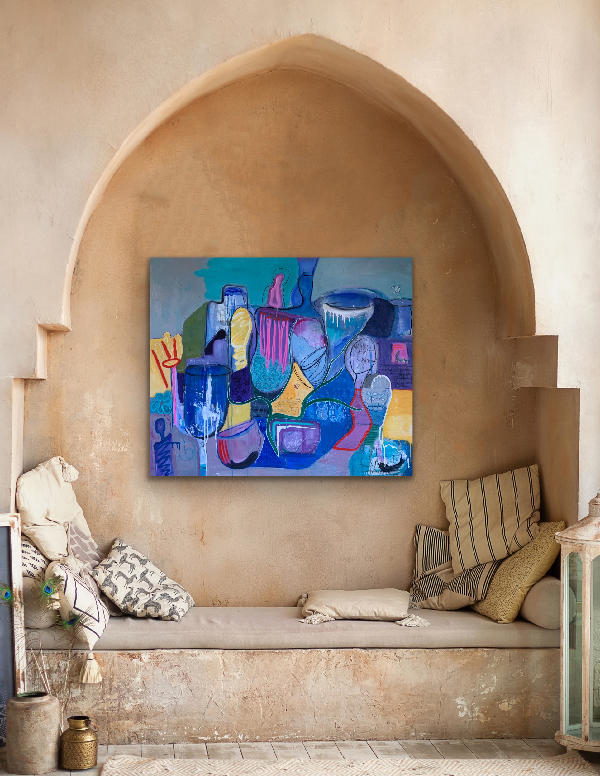 Interwoven Play Insitu Arched Wall