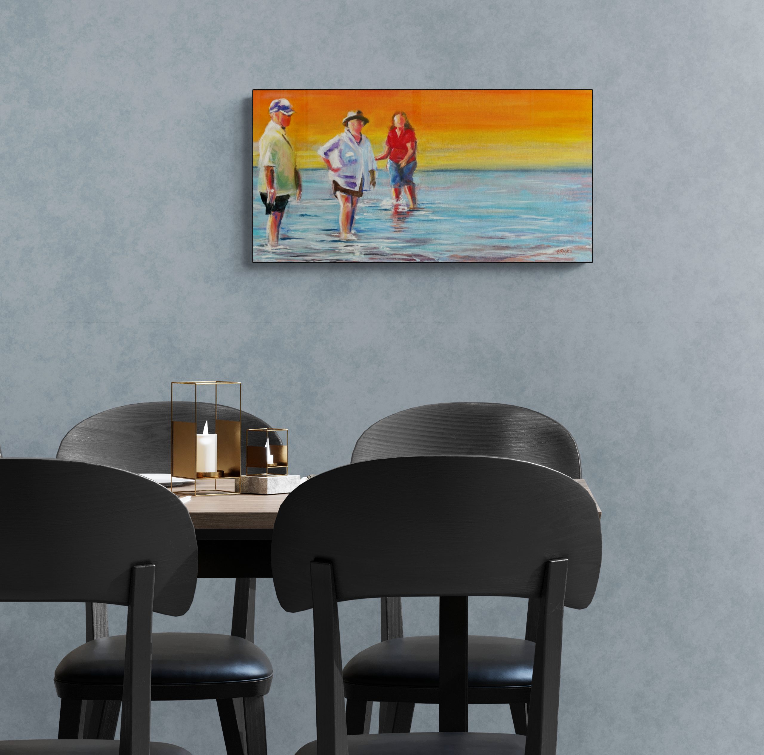 Modern Dining Room With Large Planter Box