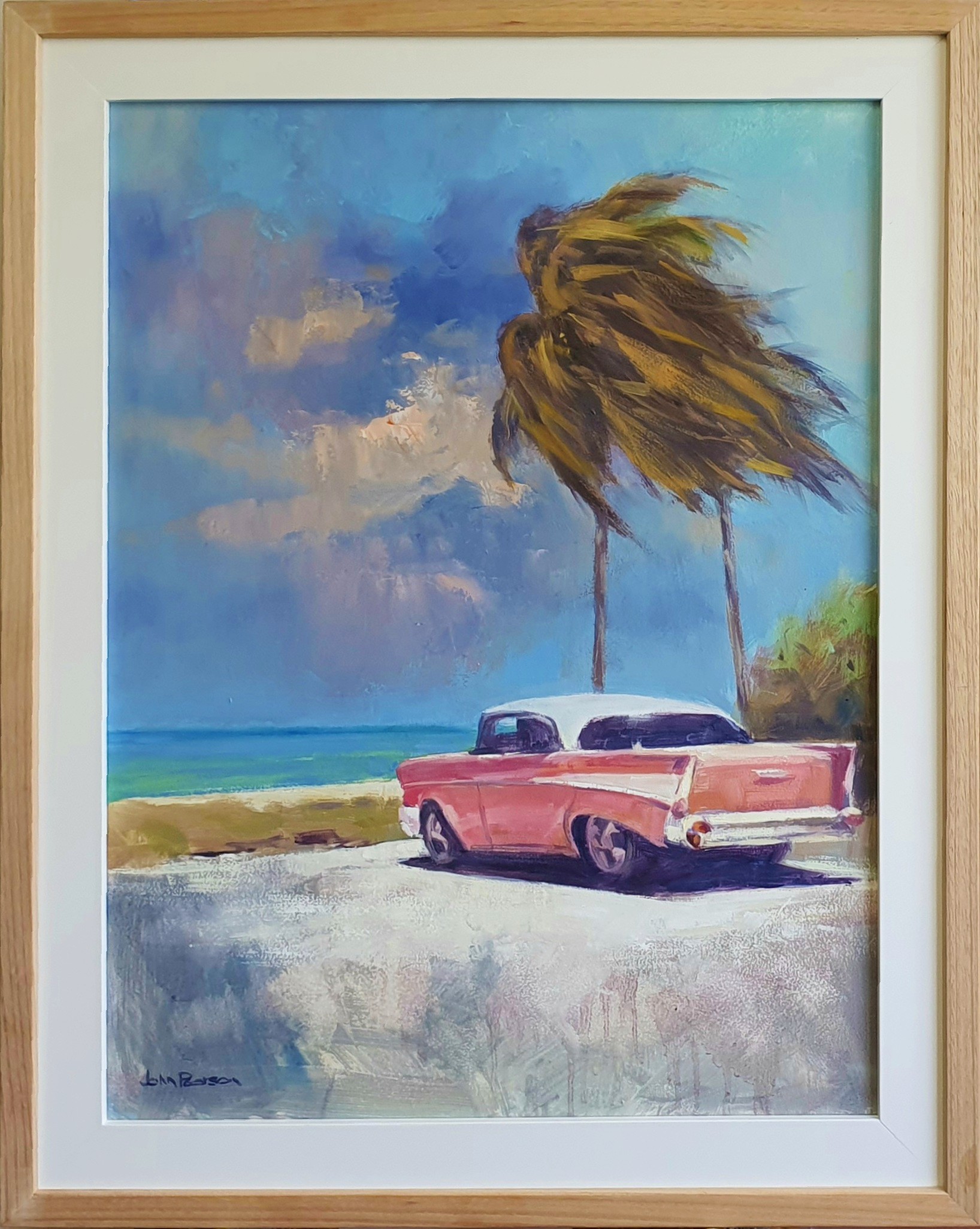 24 Approaching Storm Framed