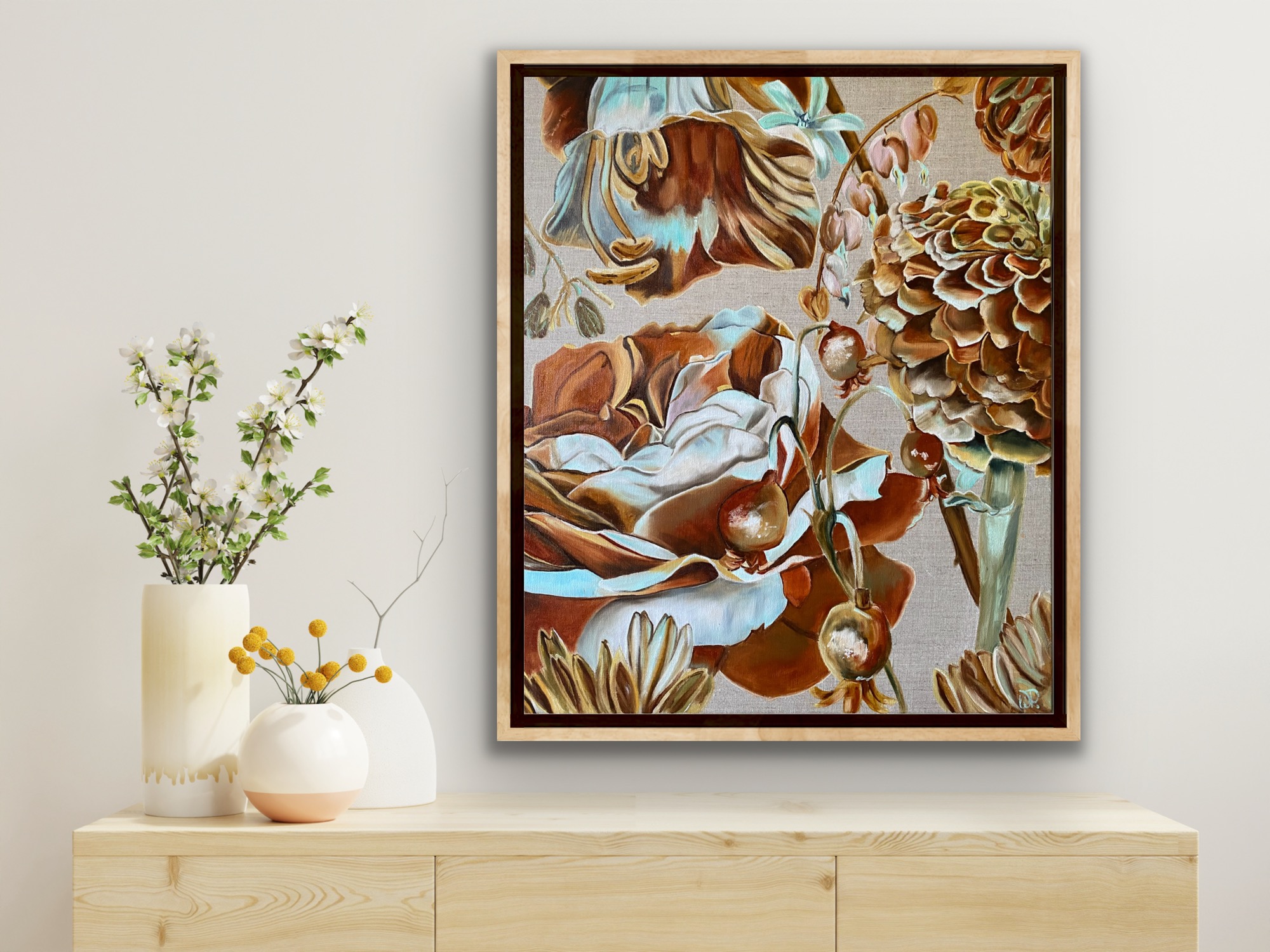 Wildflower Harmony I Insitu1 Wendy Peters