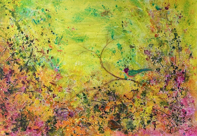 Spring Confetti – Vibrant Surreal Garden Landscape