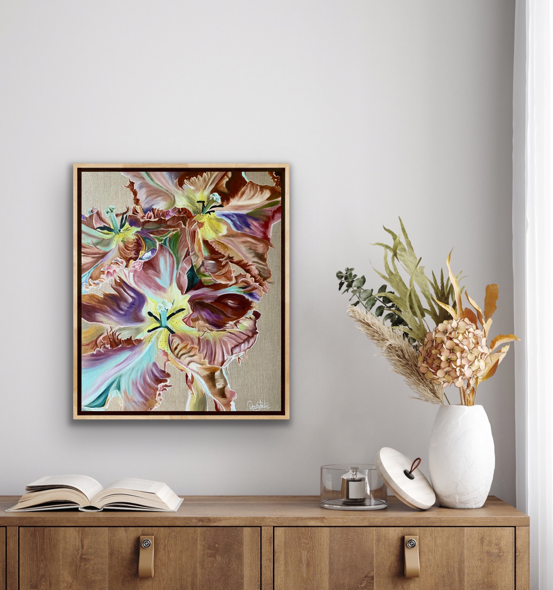 The Unfurled Tulipii Insitu7 Wendy Peters