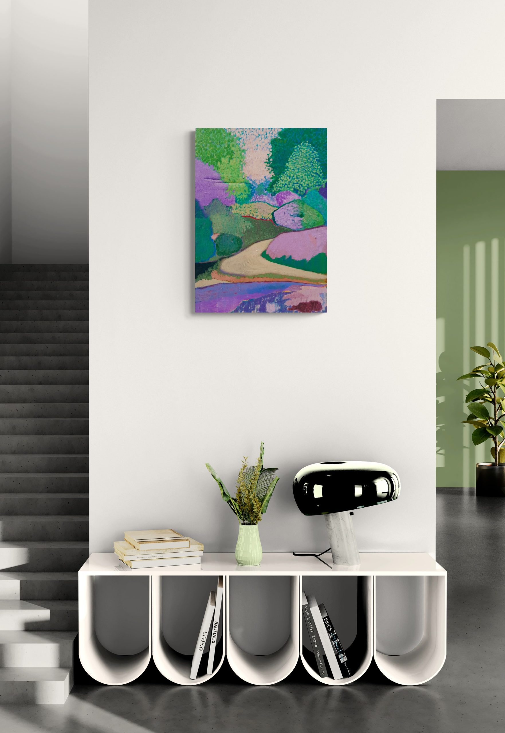 Contemporary Interior With Fancy Cabinet 2