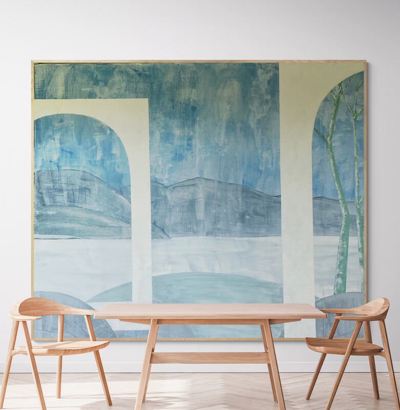 Bright Dining Room With Wooden Table And Chairs Copy