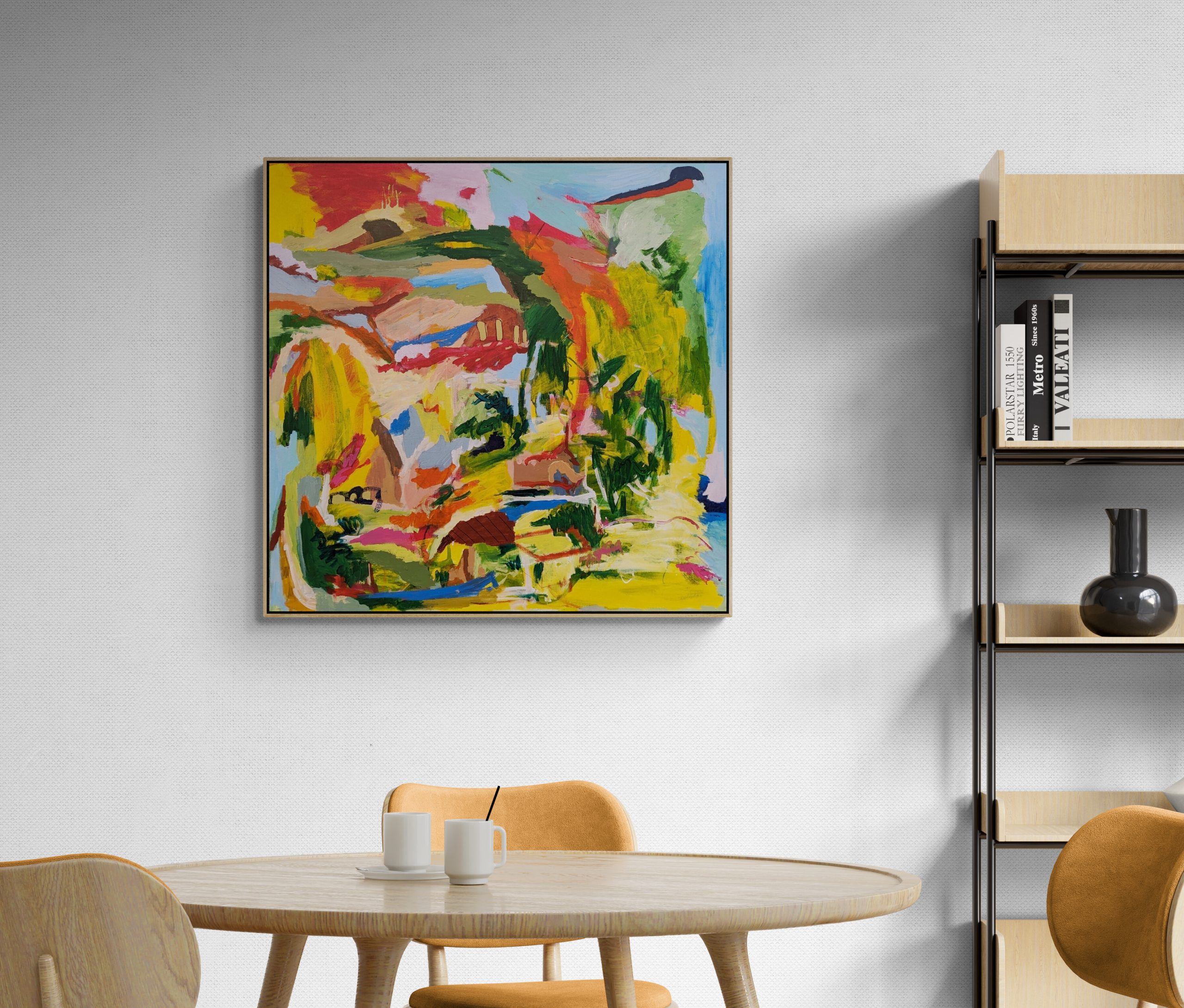 Dining Room With Pale Wooden Furniture (1)