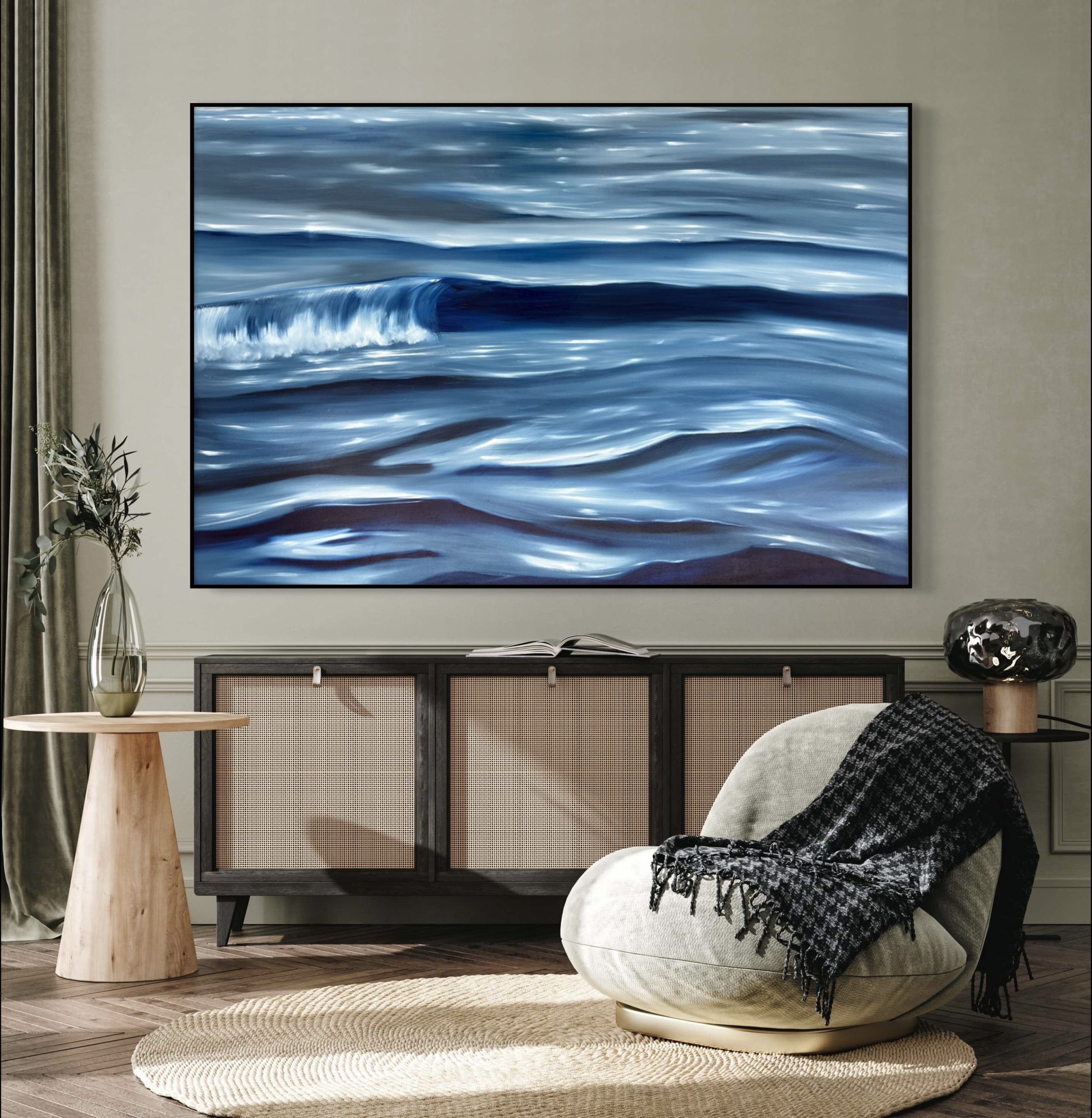 Black Frame Alanah Jarvis Ocean Art