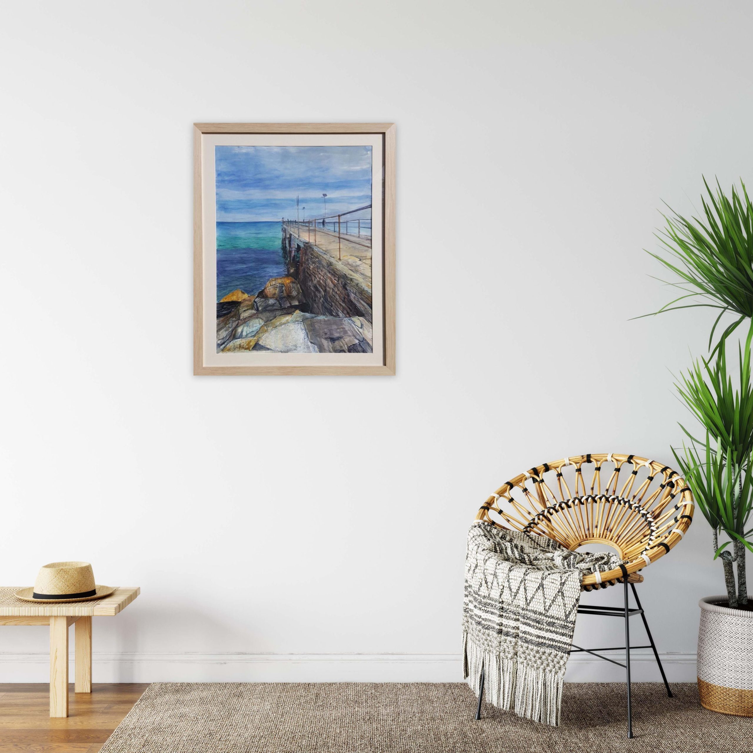 Second Valley Jettty Framed On Wall Tgdokc