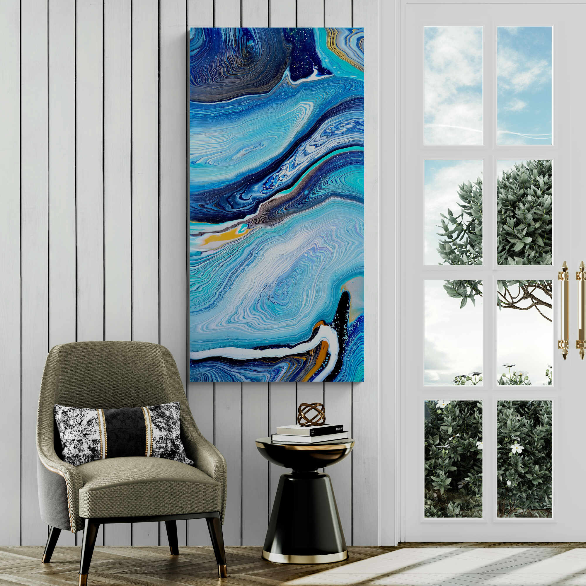 Blue Galaxy 60x120 Chair