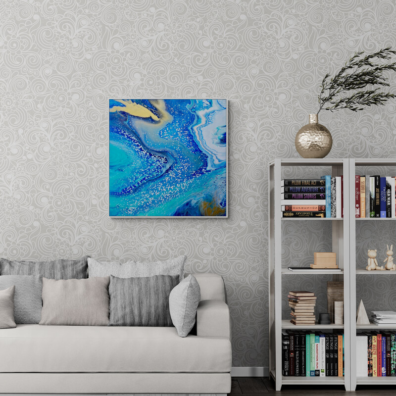 Blue Current 1 76 X 76 Living