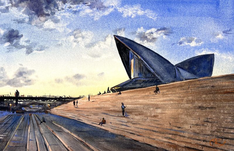 Opera House. Sunset