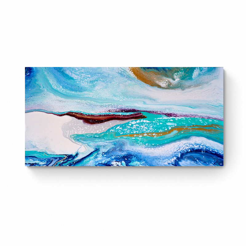 Journey through the Sea (Framed in Tasmanian Oak)