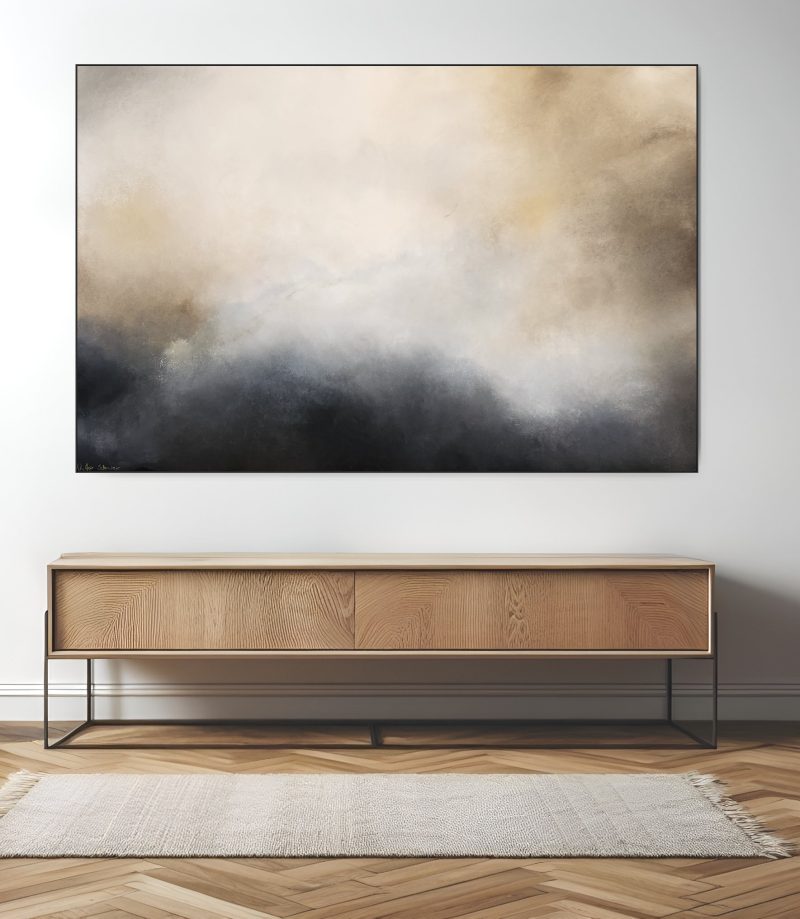 Inhale (black floating frame)