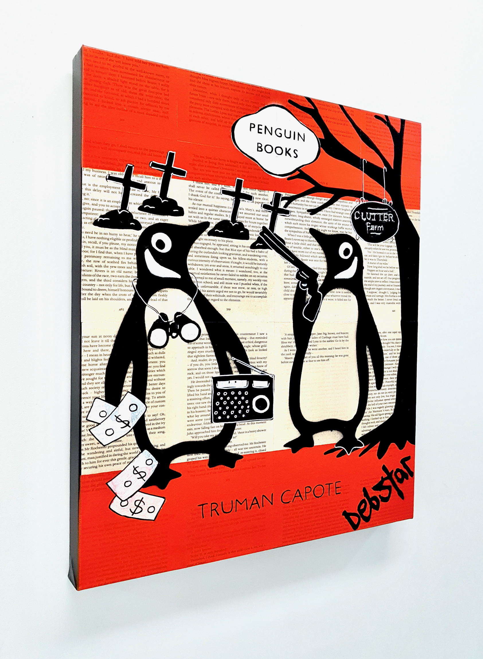 Penguin Books In Cold Blood Pop Art Deborah Lang Art Urban Canvas 3