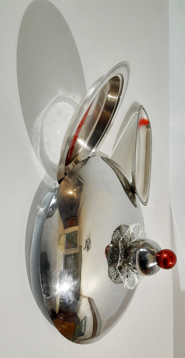 Baxter Stephen Bilby Wall Sculpture H71 X W57 X D24cm Stainless Steel Side