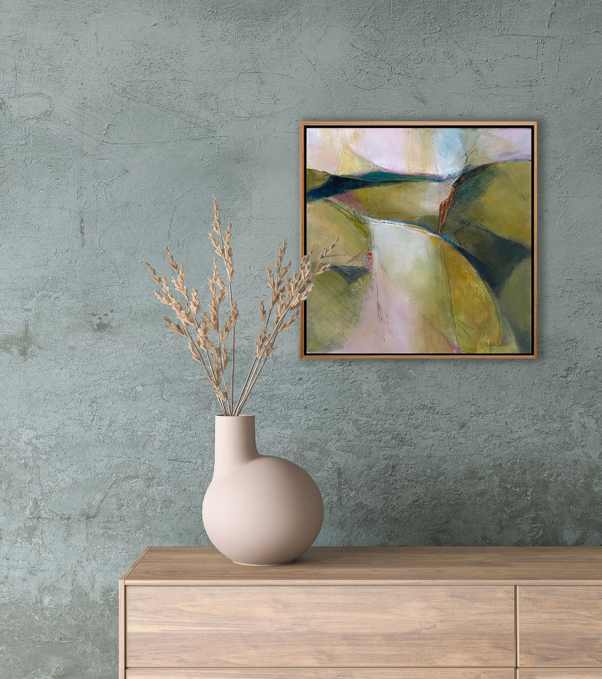 The Long Way Round On Textured Wall