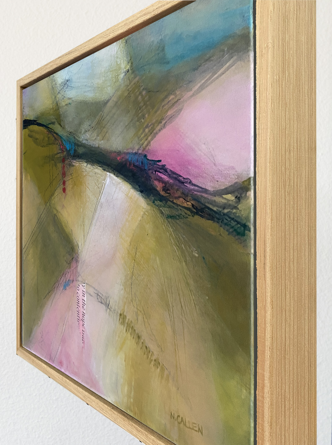 Ring The Bell For Lunch Framed Canvas Edges