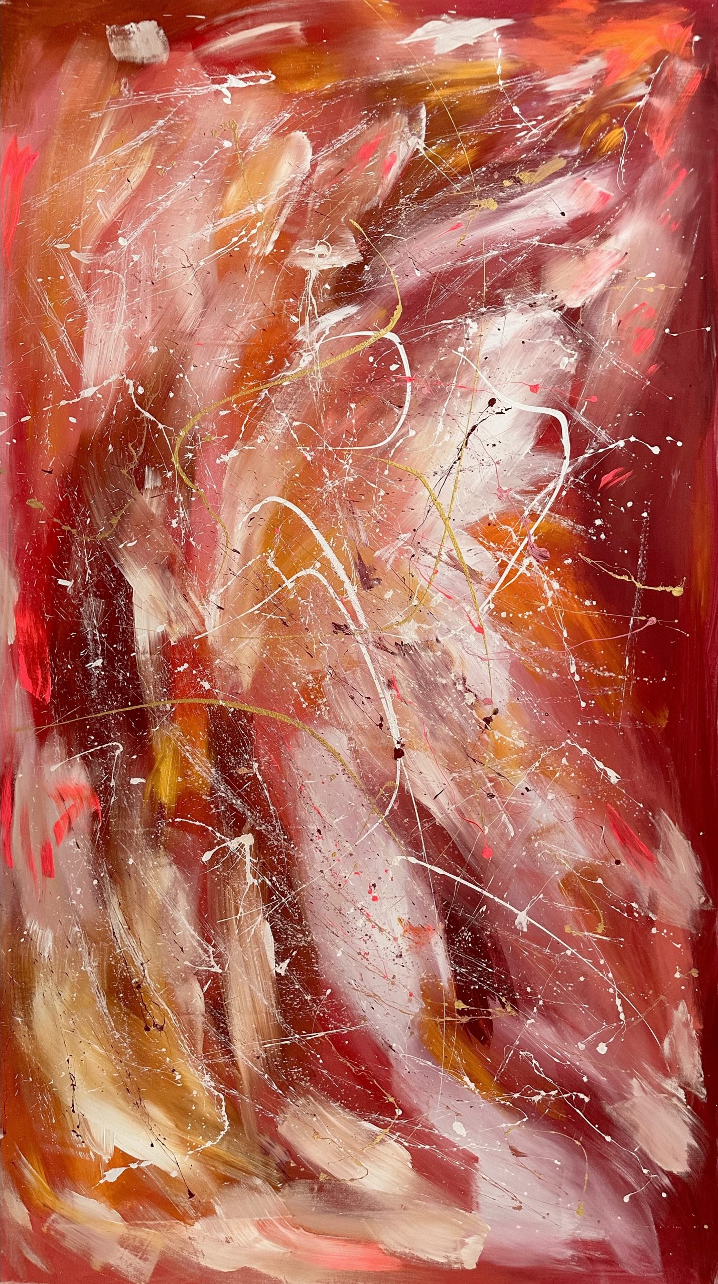 Vertical Doing It My Way Alanah Jarvis Abstract Art