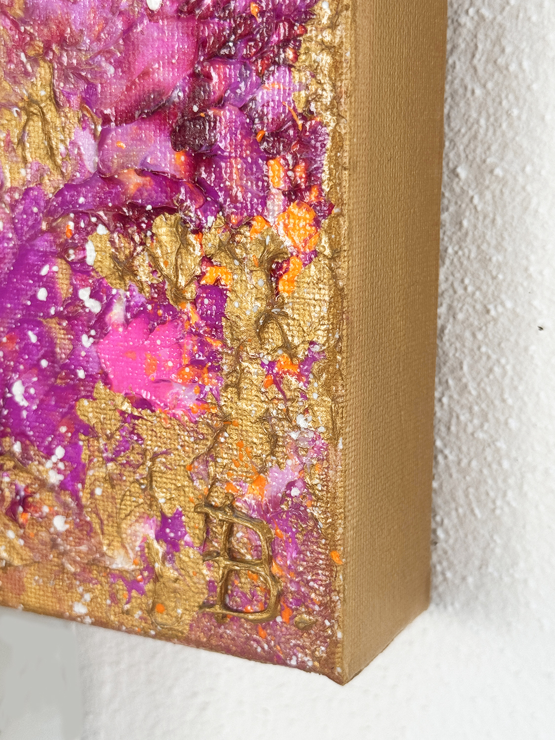 Golden Hour Ii Original Abstract By Bridget Bradley Signature