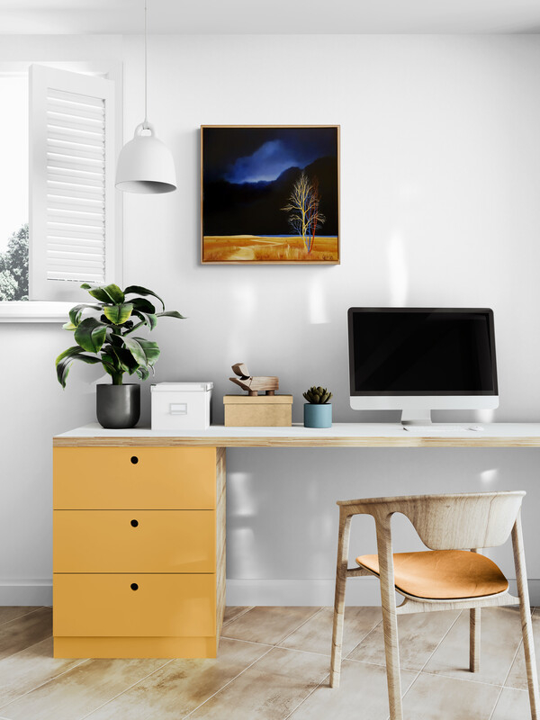 Tawny Gold Grasses Lucinda Leveille Art 4