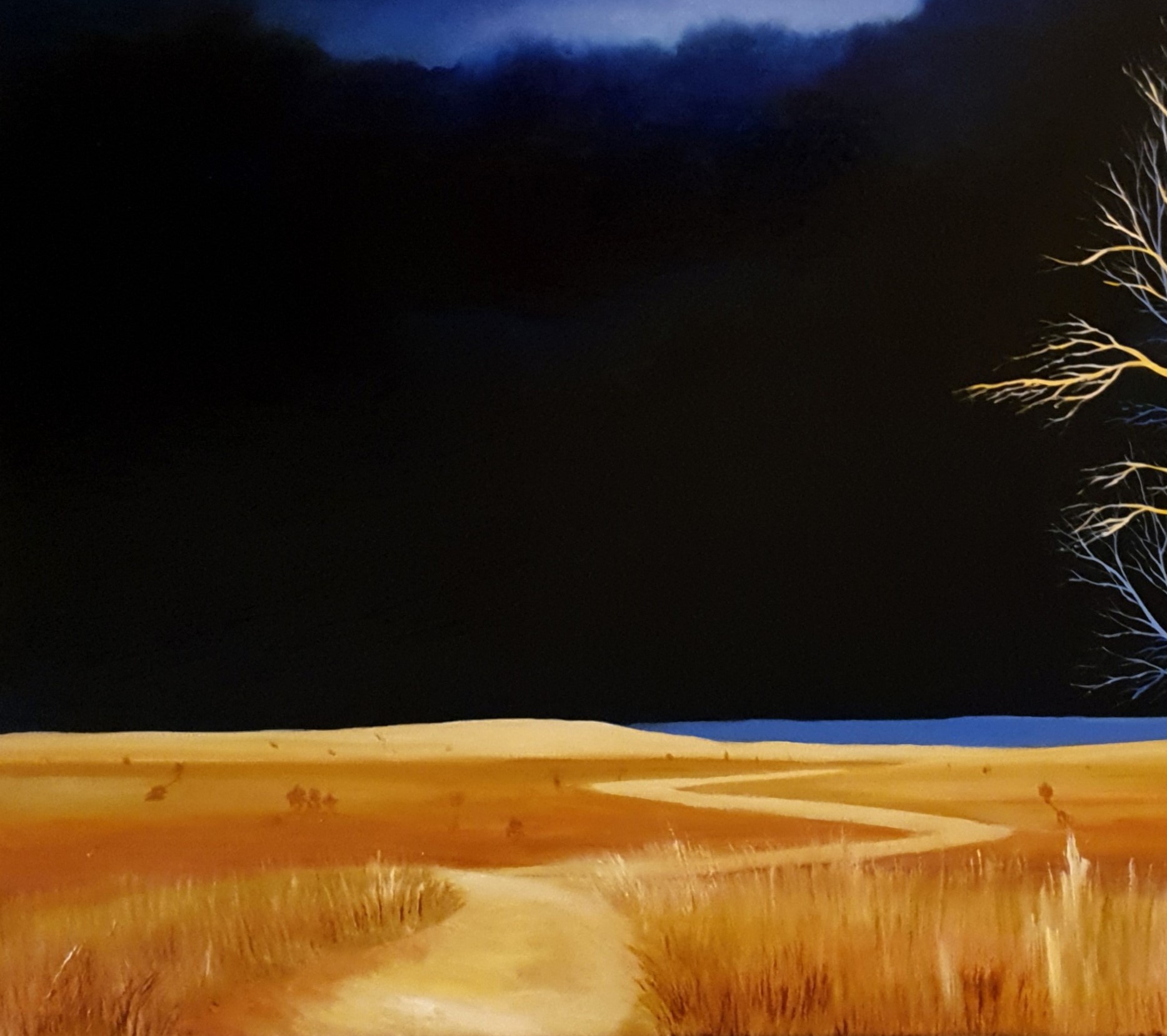 Tawny Gold Grasses Lucinda Leveille Art 2