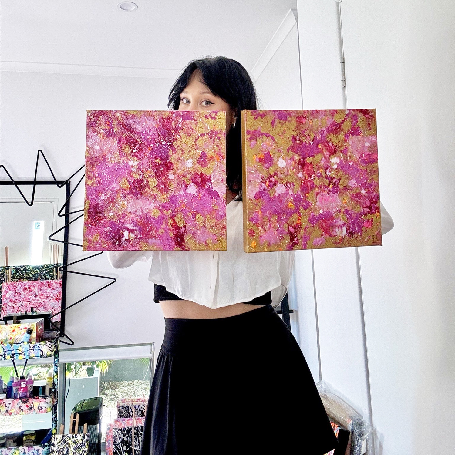 Bridget Holda Original Paintings Golden Hour I And Ii