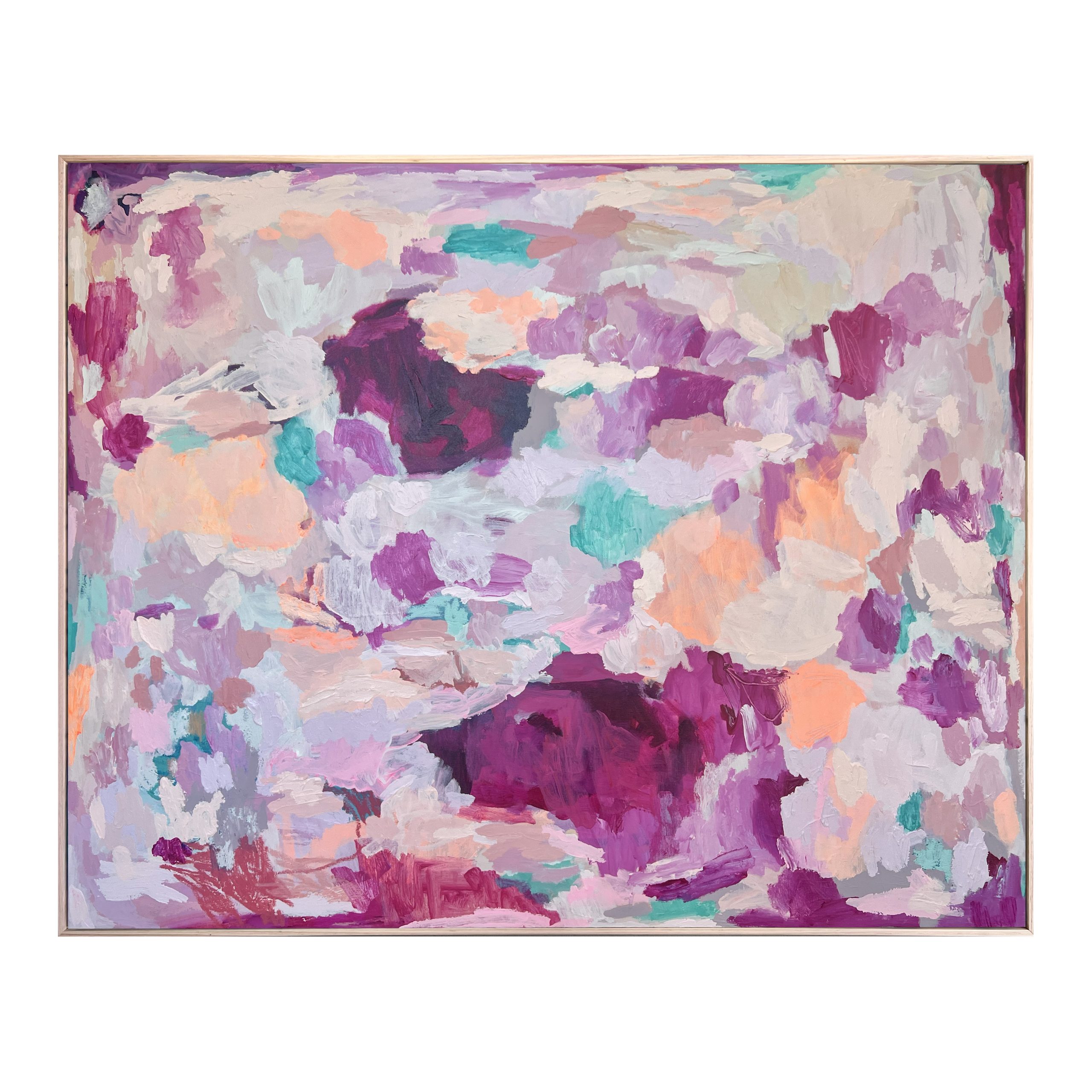 Contemporary Abstract Art Australia Rebecca Koerting Pink Storm 100