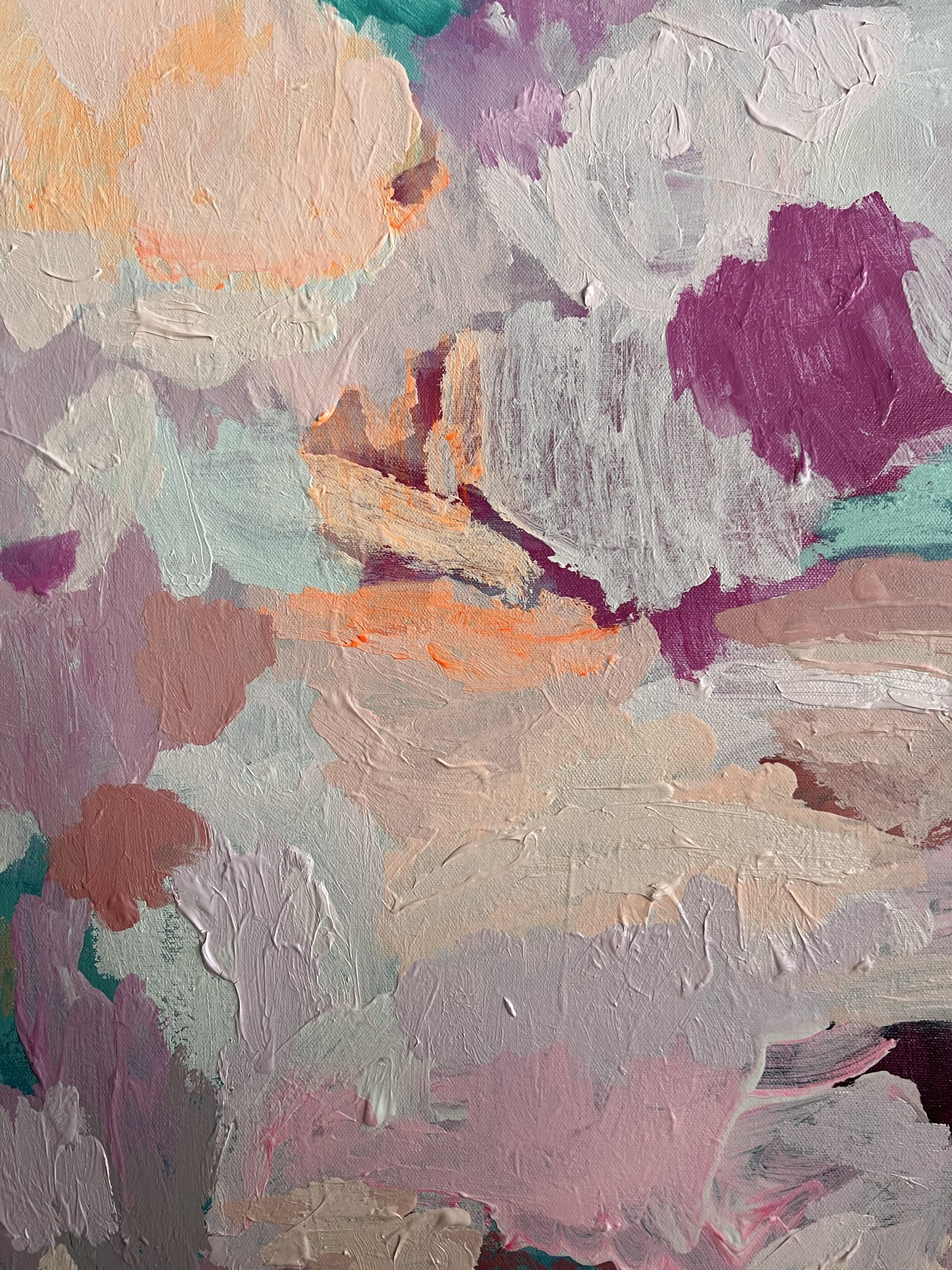 Contemporary Abstract Art Australia Rebecca Koerting Pink Storm 502