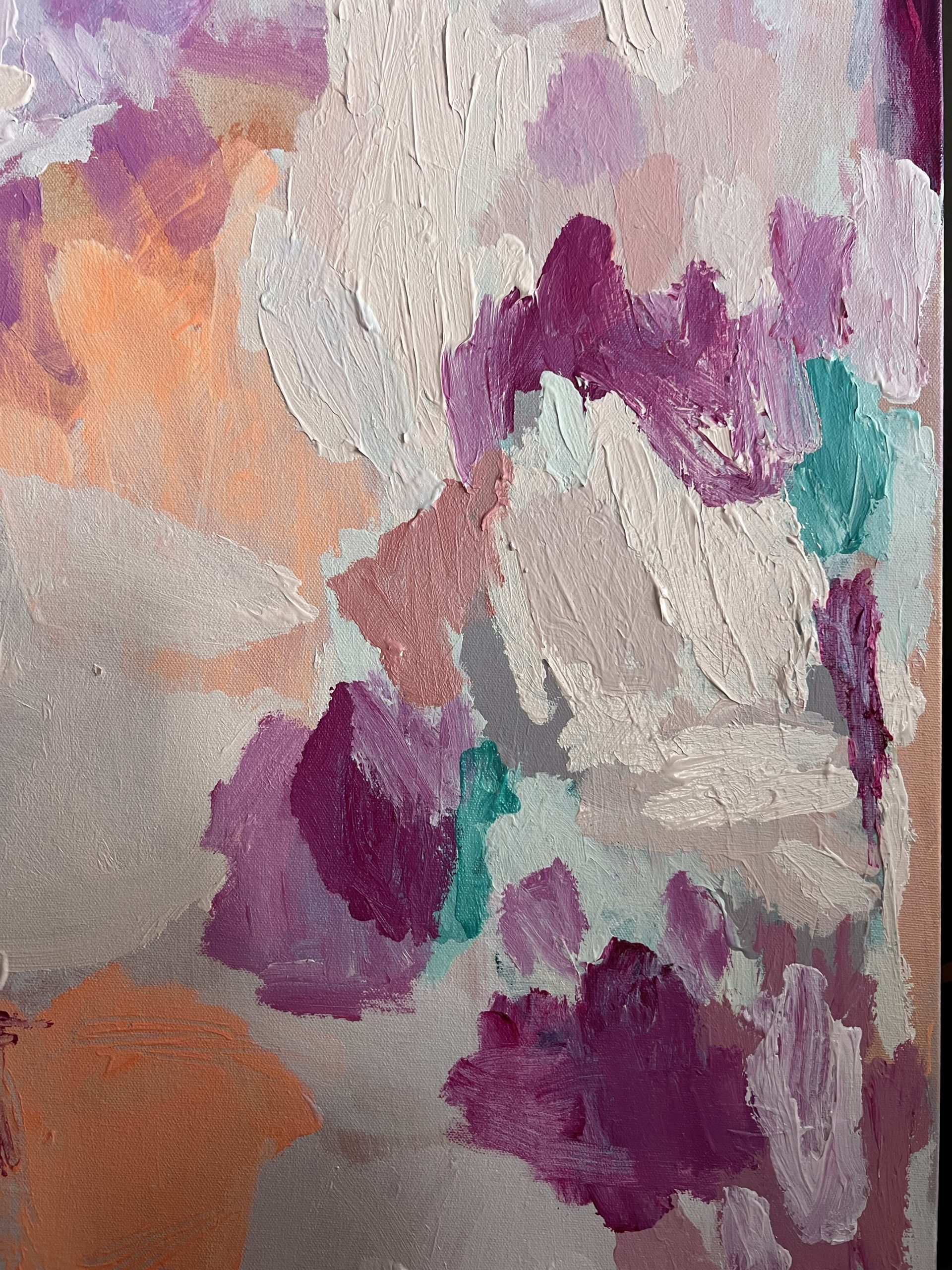 Contemporary Abstract Art Australia Rebecca Koerting Pink Storm 504