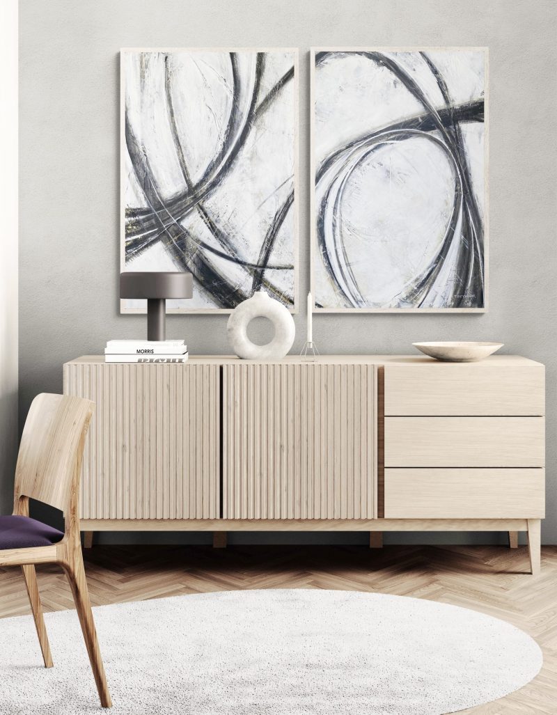 Life’s Meandering Pathway [Diptych]