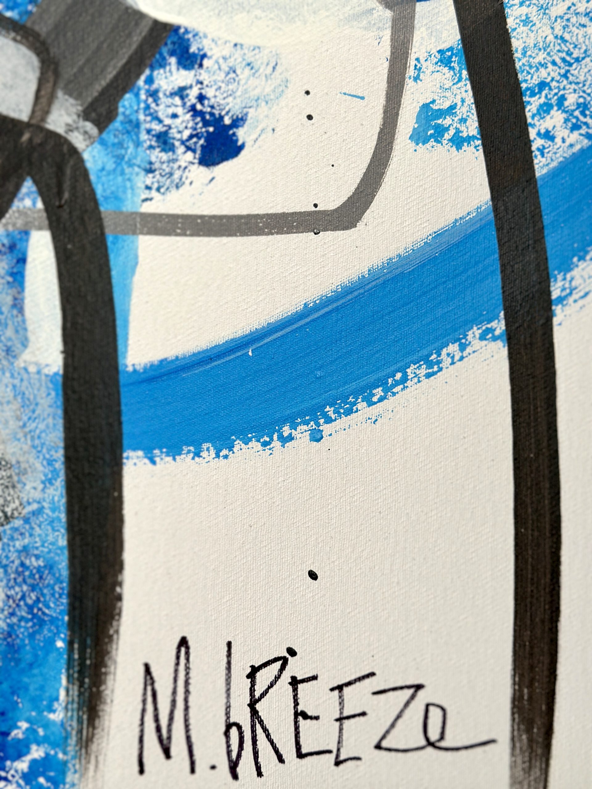 Martin Breeze Mondrian Seaside Signed