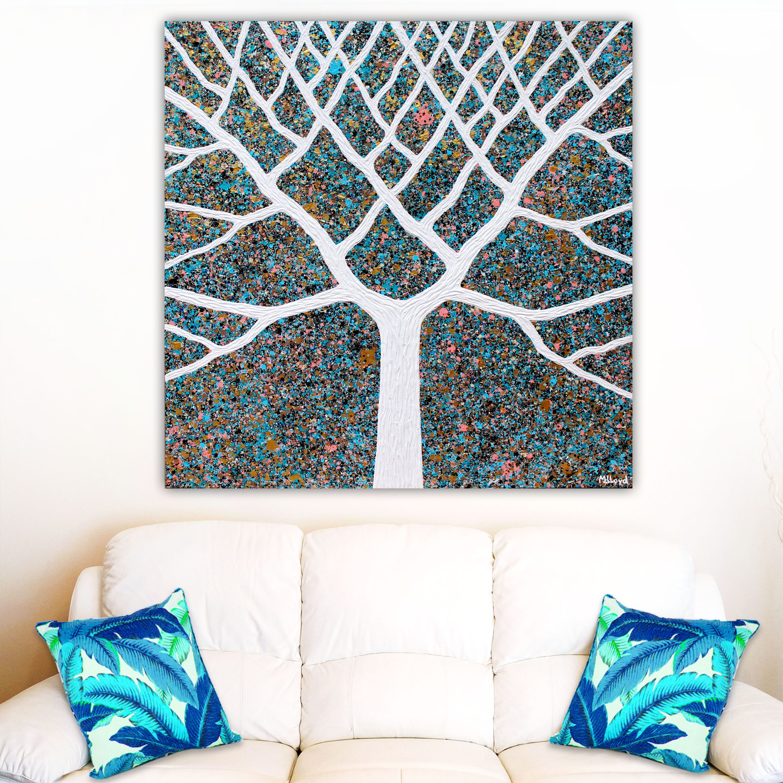 2 Lounge 1 Tree Miranda Lloyd Artist Australia Bluethumb