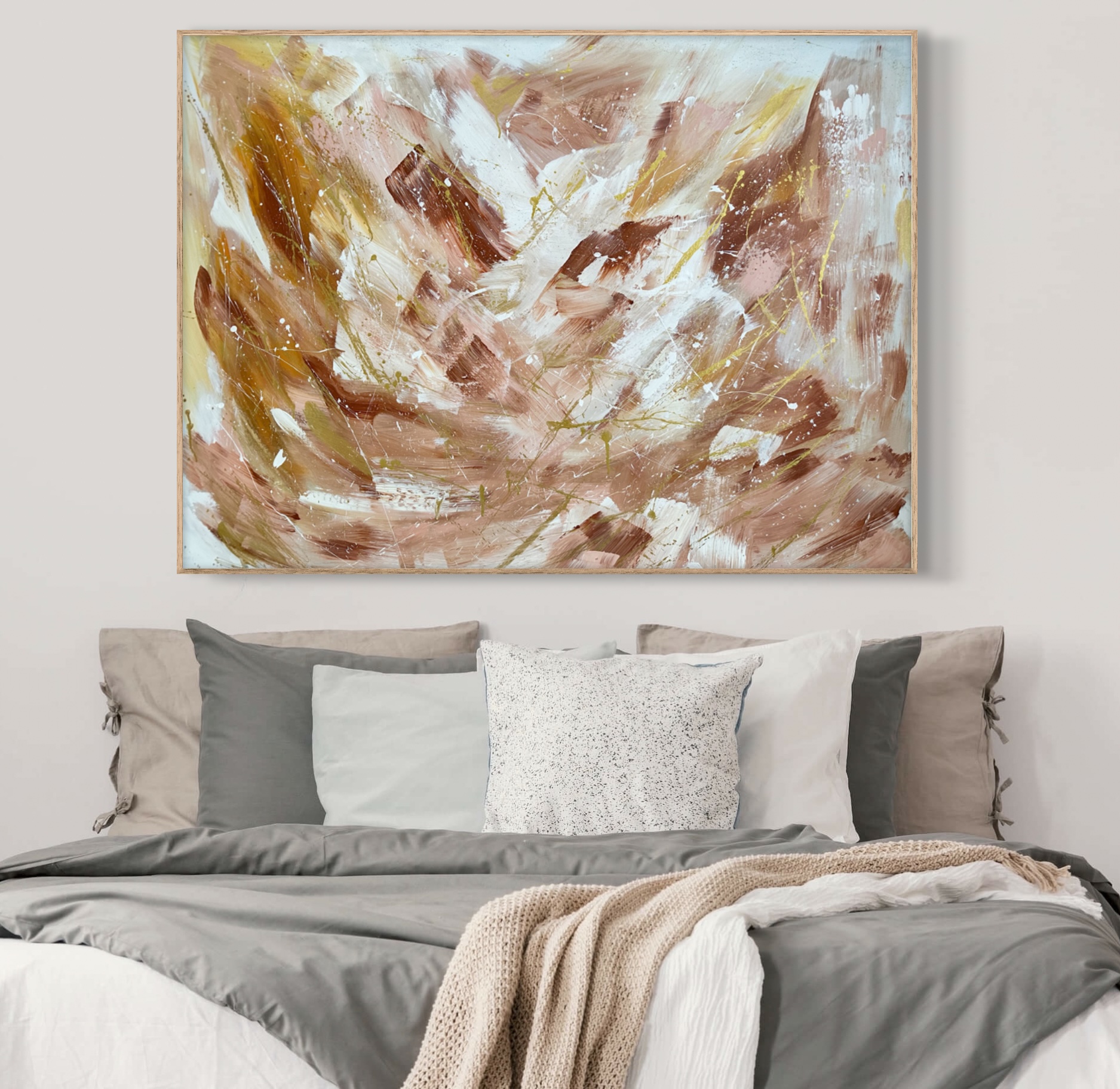 Apricity Bedroom Alanah Jarvis Abstract Art