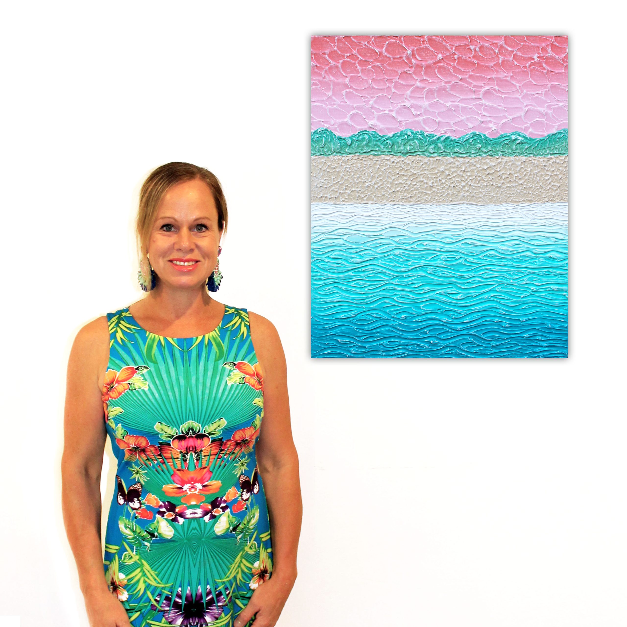 Me Sunset Island 40 X 50 Miranda Lloyd Artist