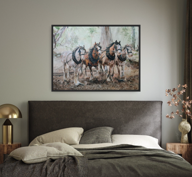 Harrowing Among The Gum Trees