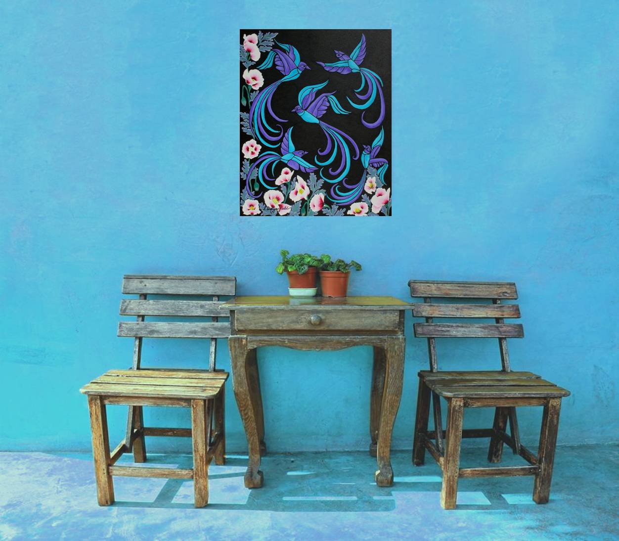 Birds And Blooms No.17 In Situ3