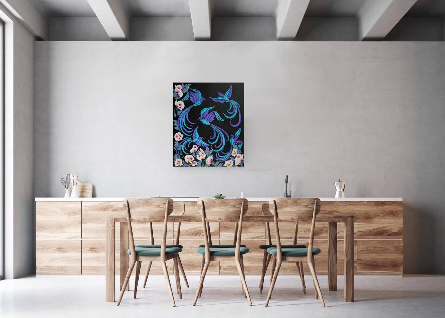 Birds And Blooms No.17 In Situ6