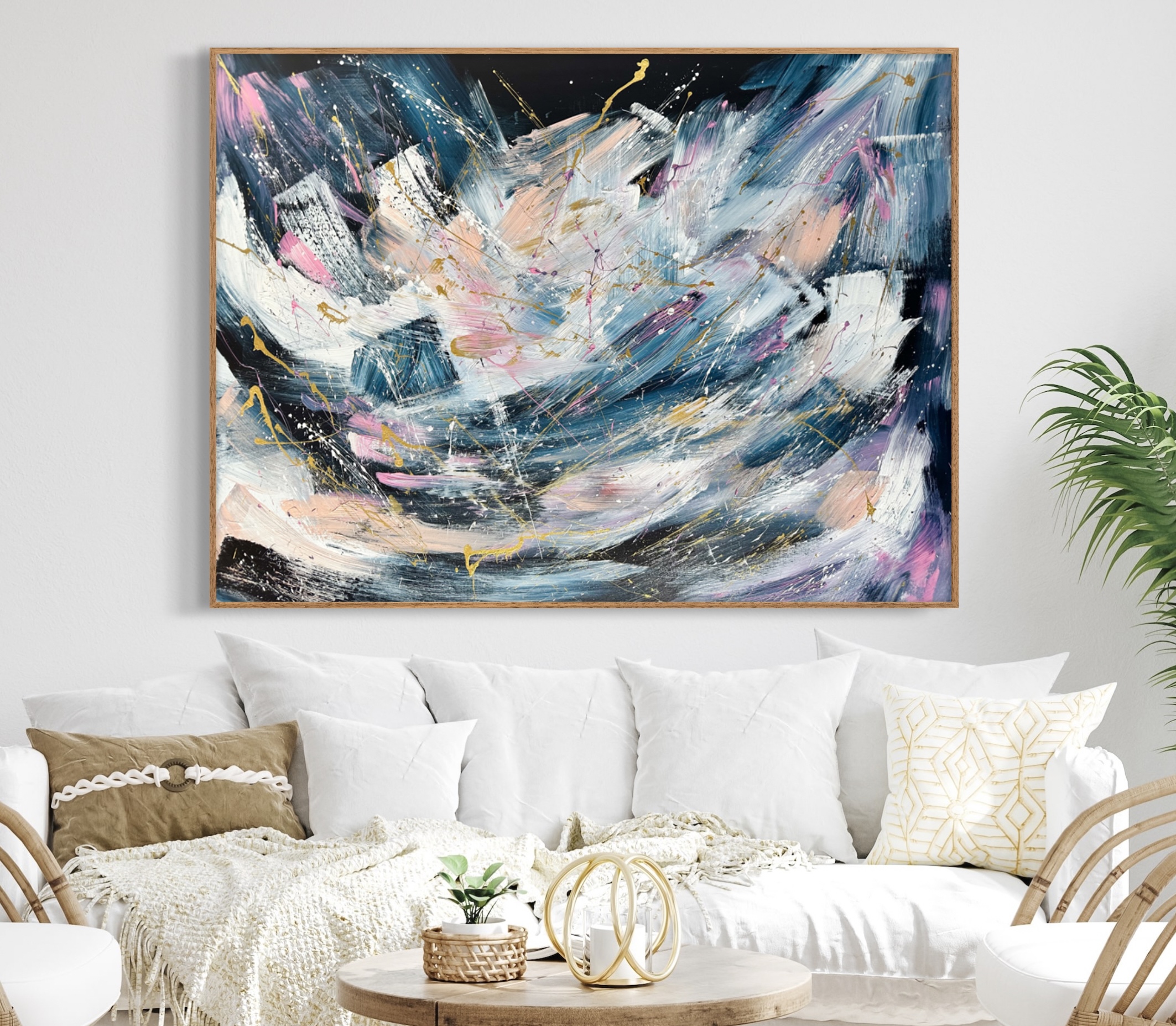 Over Couch Alanah Jarvis Abstract Art