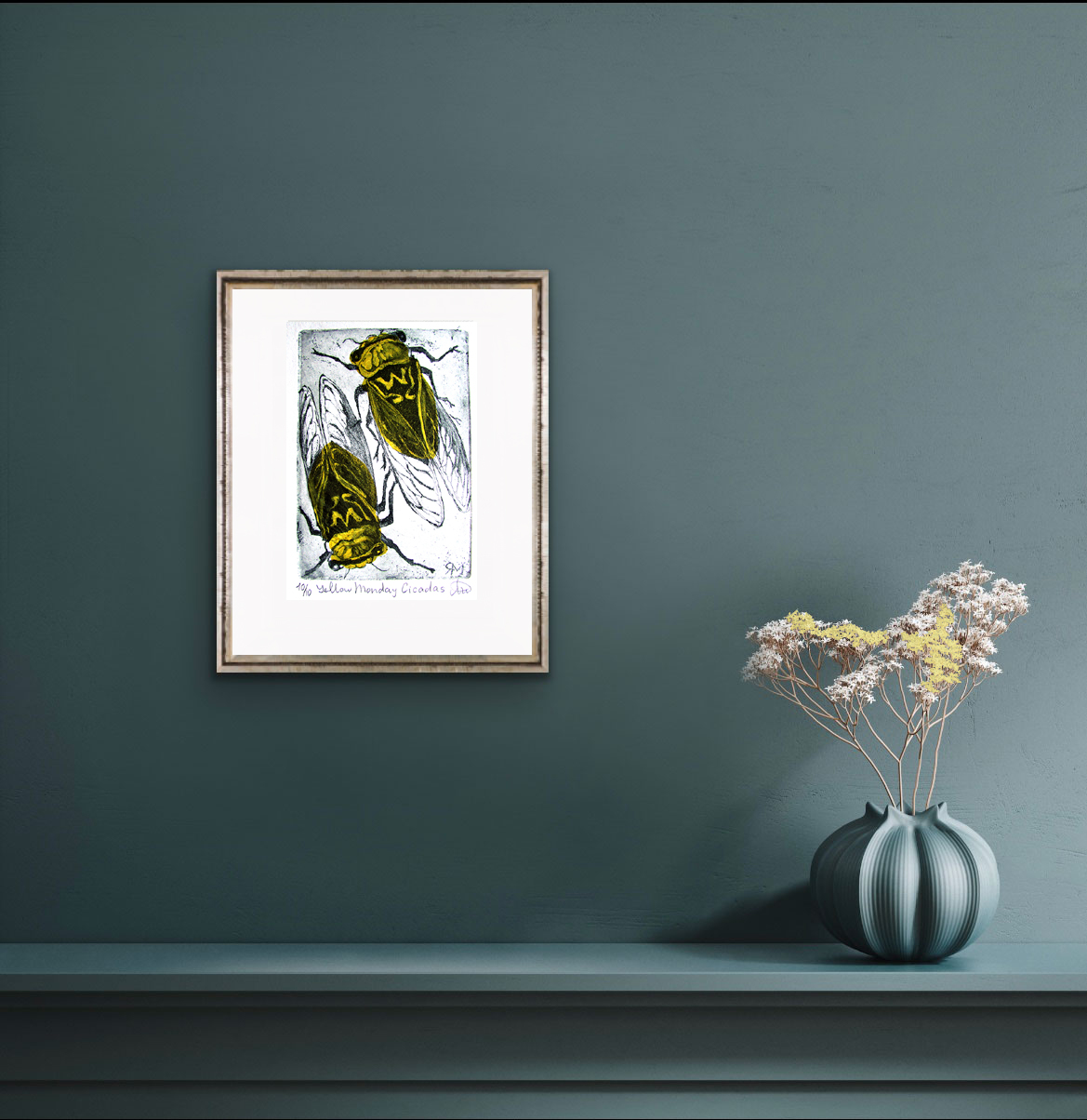 Yellow Monday Cicadas Insitu