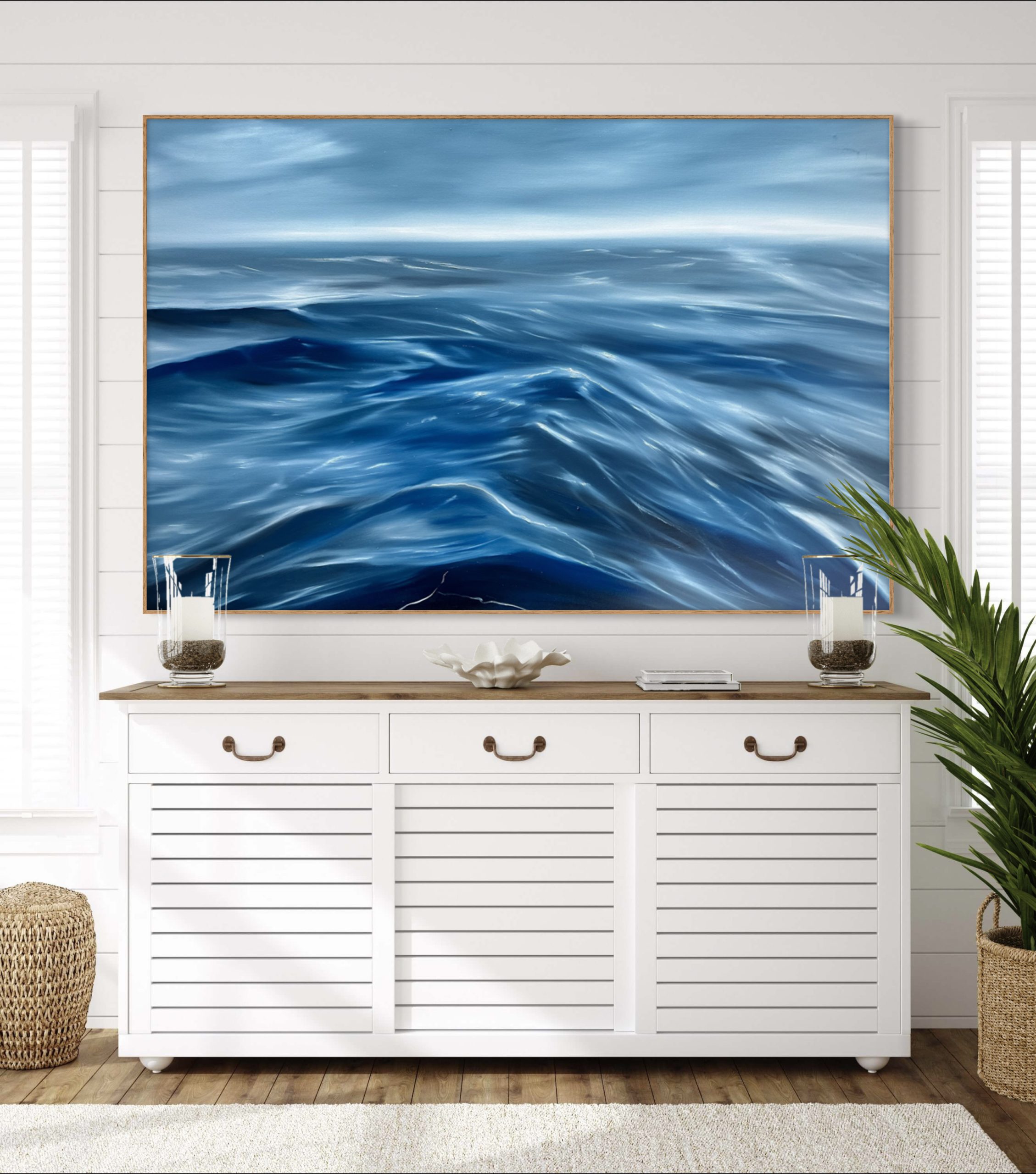 Sideboard Art Alanah Jarvis Ocean Art