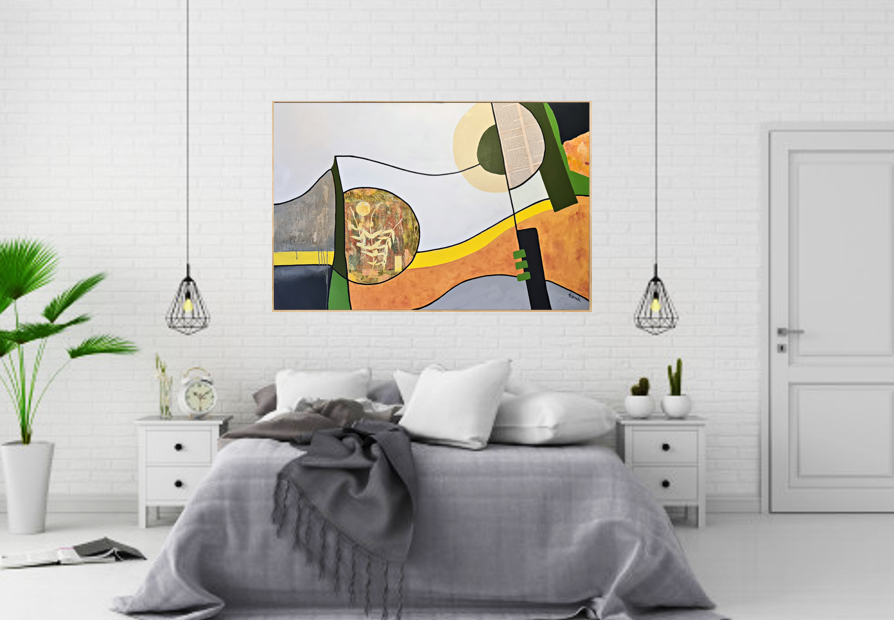 Symmery I By Susanne Bianchi In Bedroom