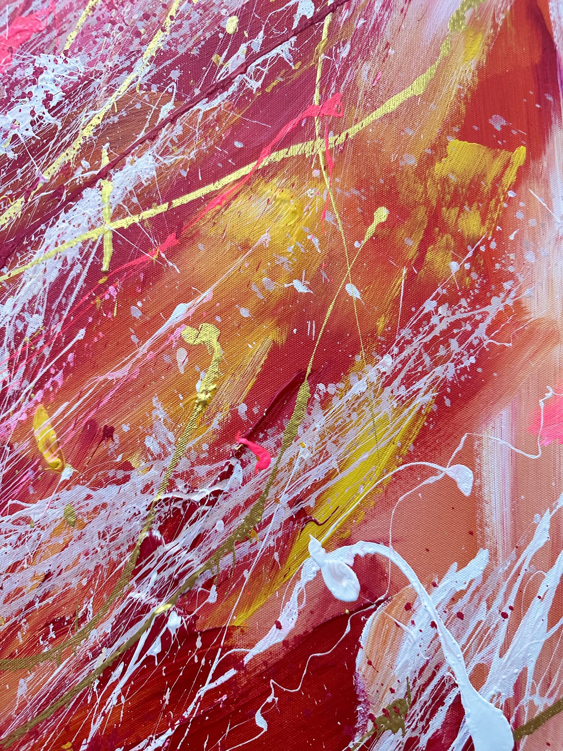 Close Up Yellow Alanah Jarvis Abstract Art