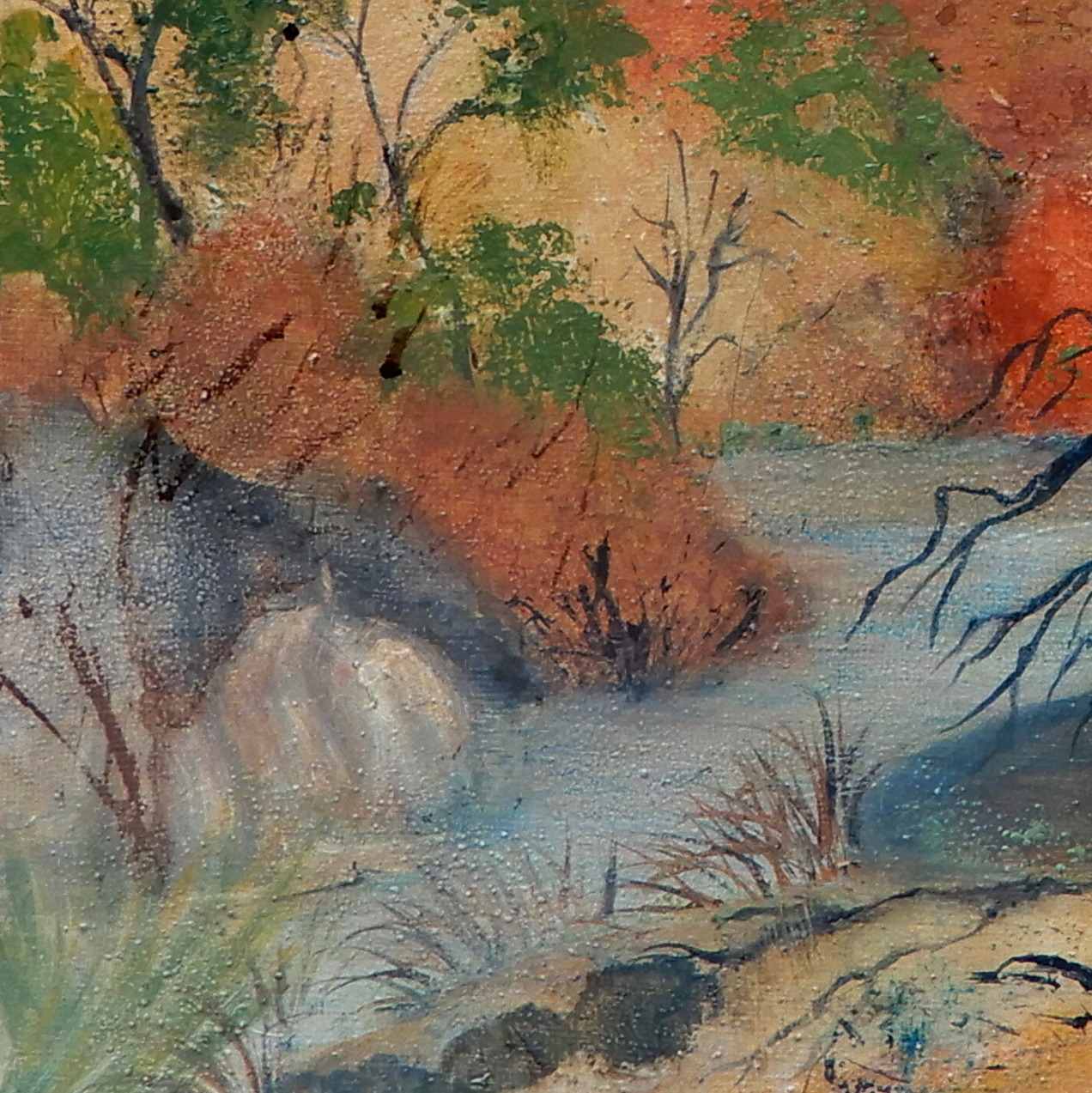 Doodie Herman Outback Waterhole Landscape 005